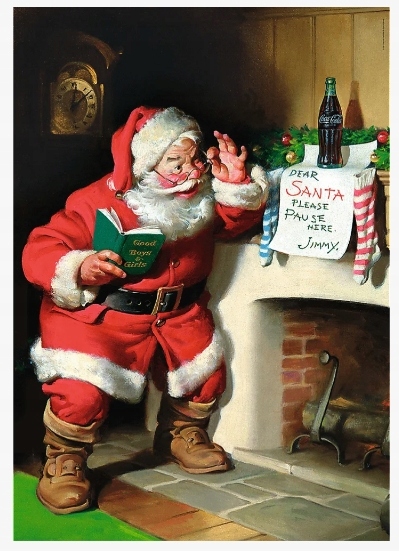 Puzzle 1000 XMAS Mikołaj przy kominku (10922)