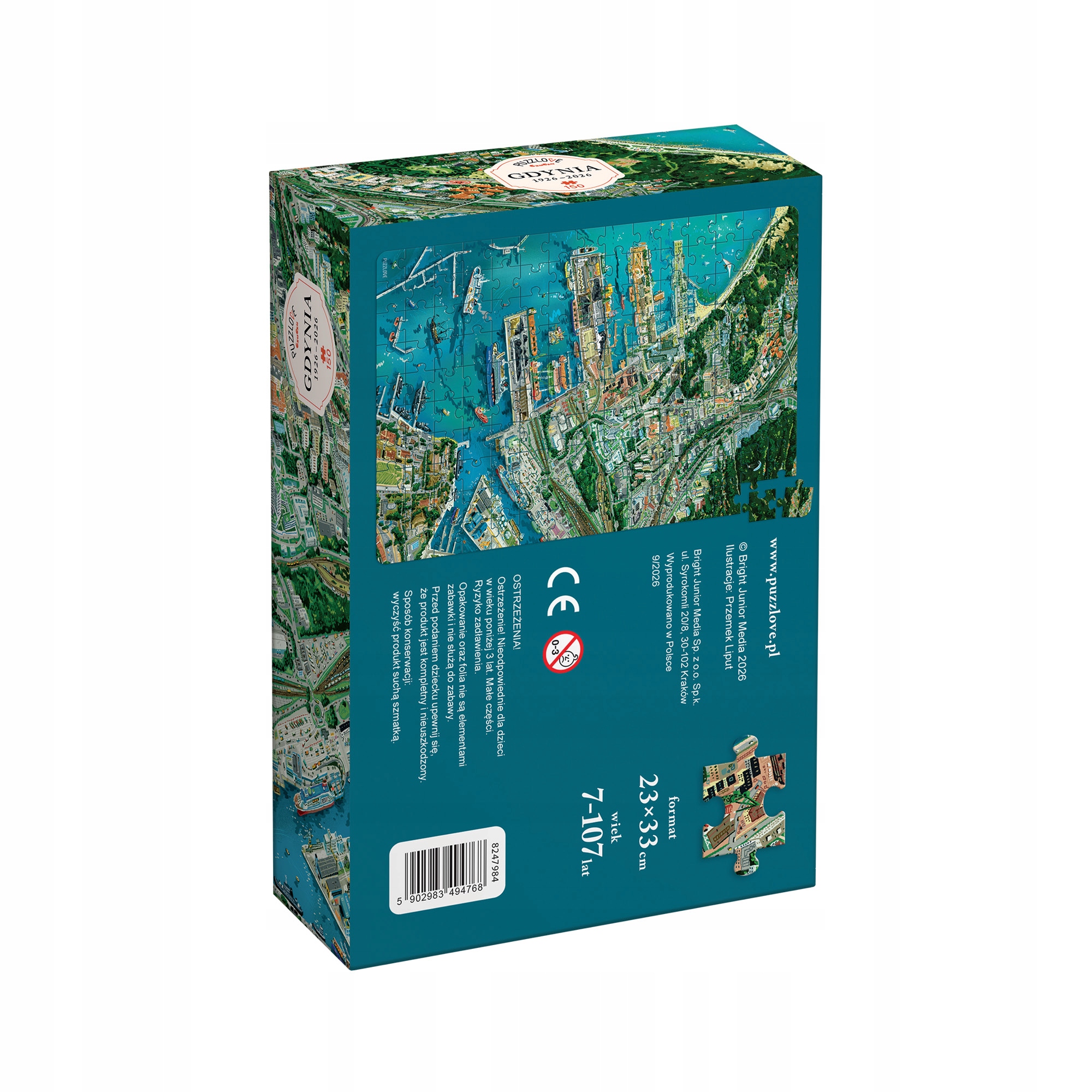 Puzzle 150: Miasto Gdynia (puzzle mg Czuczu)