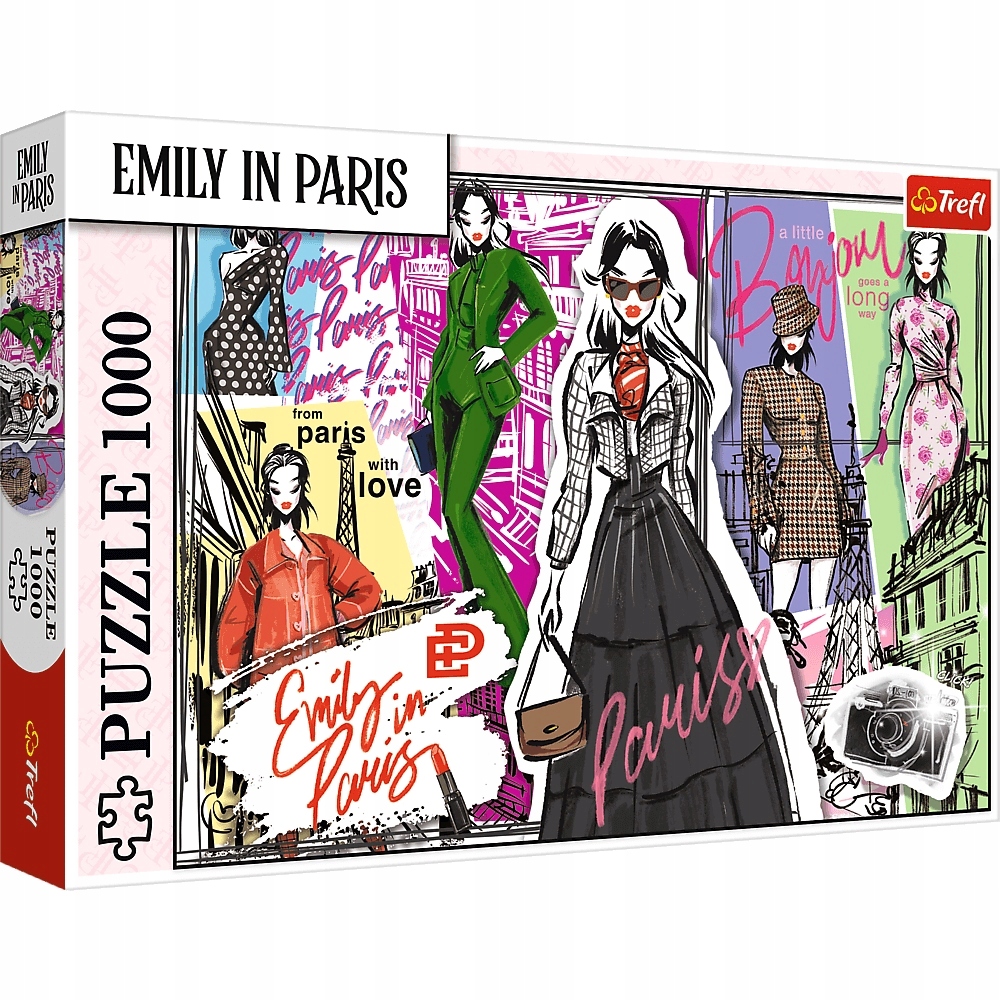 Puzzle 1000: Emily w Paryżu: Modowe Inspiracje (10967)