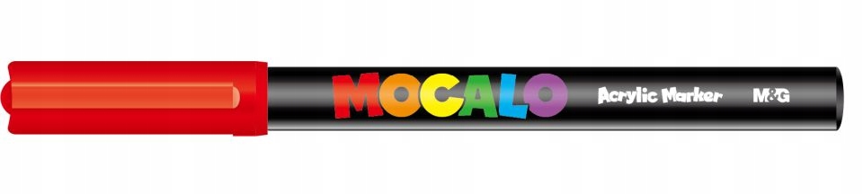 Marker akrylowy Mocalo 1mm czerwony 511, MG (APMT80G833)