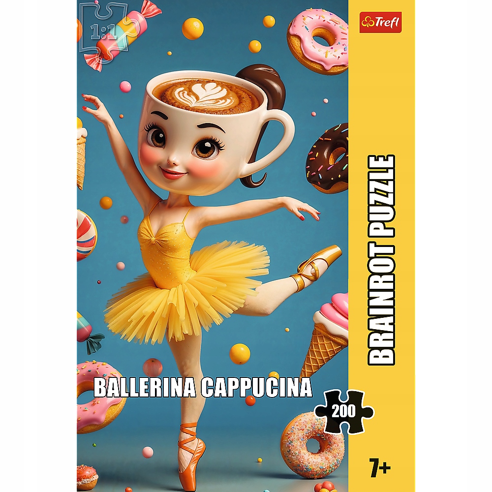 Puzzle 200 BrainRots Ballerina Cappuccina (13362)