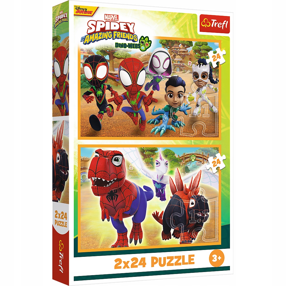 Puzzle 2x24 Spidey i dinozaury