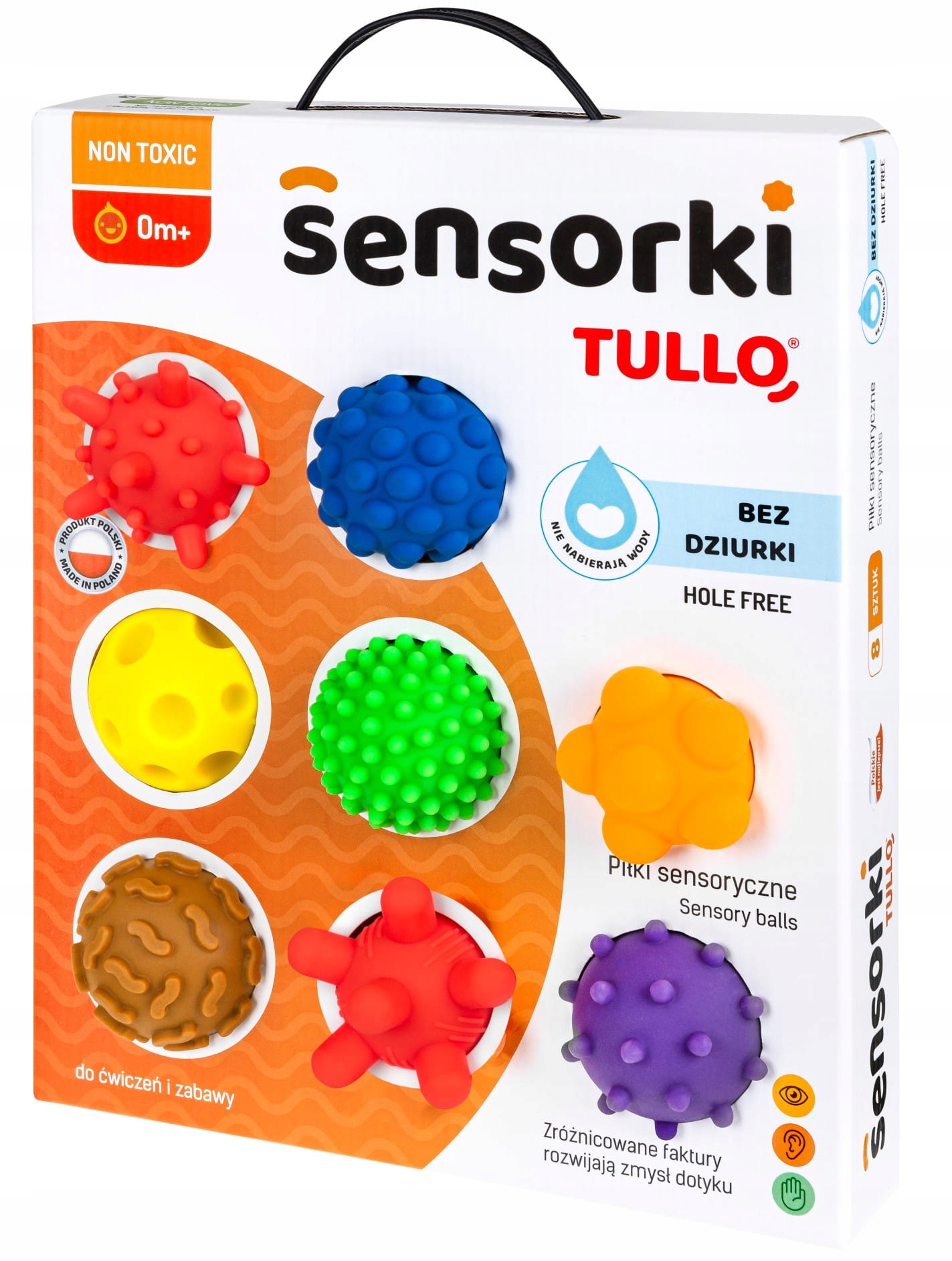 Piłki sensoryczne 8 szt (8024)