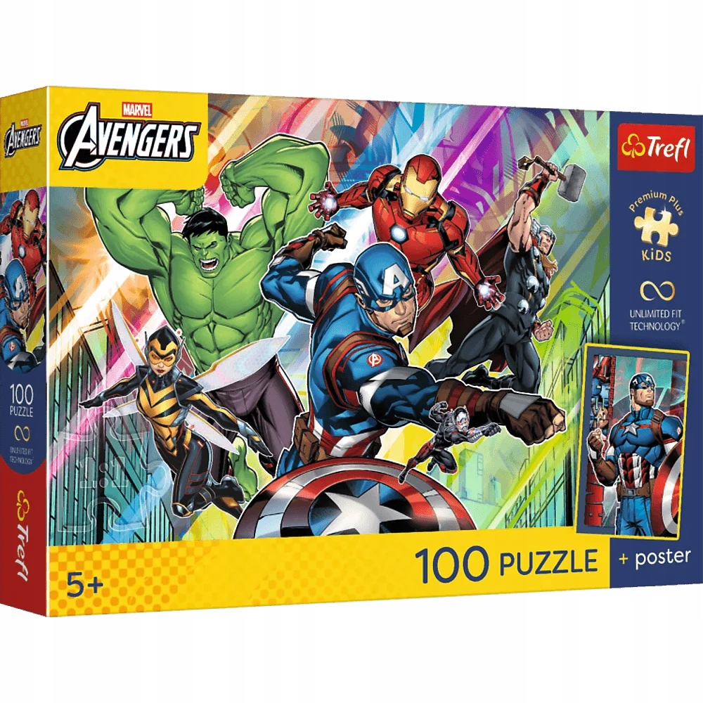 Puzzle 60: Potęga i moc, Marvel (16552)