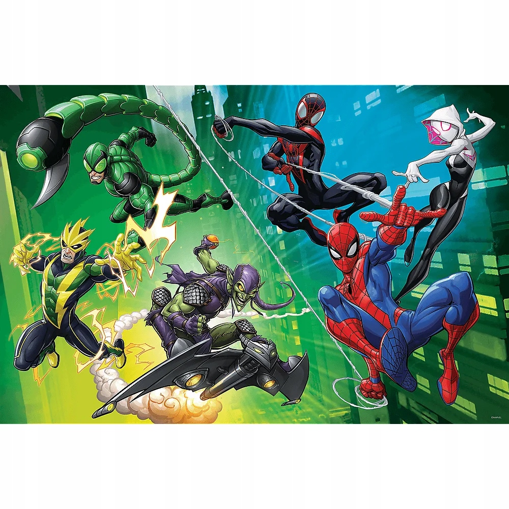 Puzzle 300: W pajęczej sieci, Spiderman (23036)