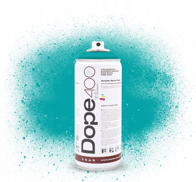 Farba w sprayu 400 ml Classic D-072 Ic Aqua, Dope Cans