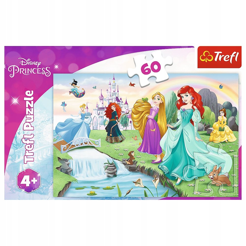 Puzzle 60 Poznaj Księżniczki (17361)