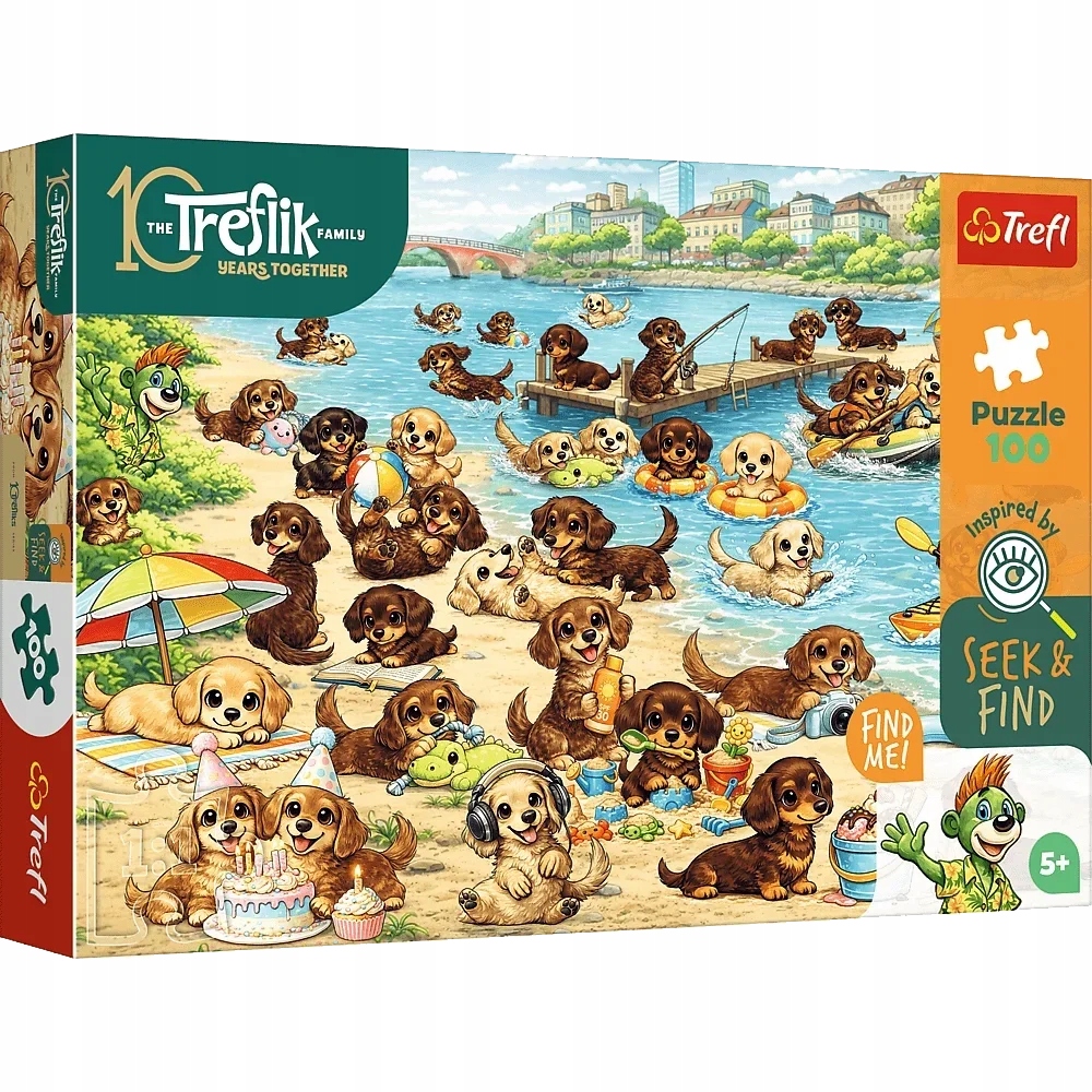 Puzzle 100: Jamniki i Trefliki, Rodzina Treflików (16585)