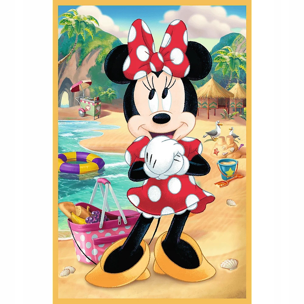 Puzzle 3 x 50: Myszki na wakacjach (34881)
