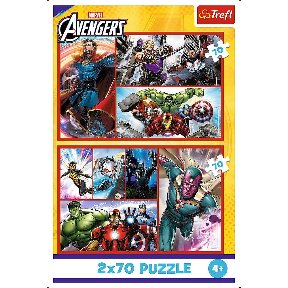 Puzzle 2x70: Zostań bohaterem (34439)