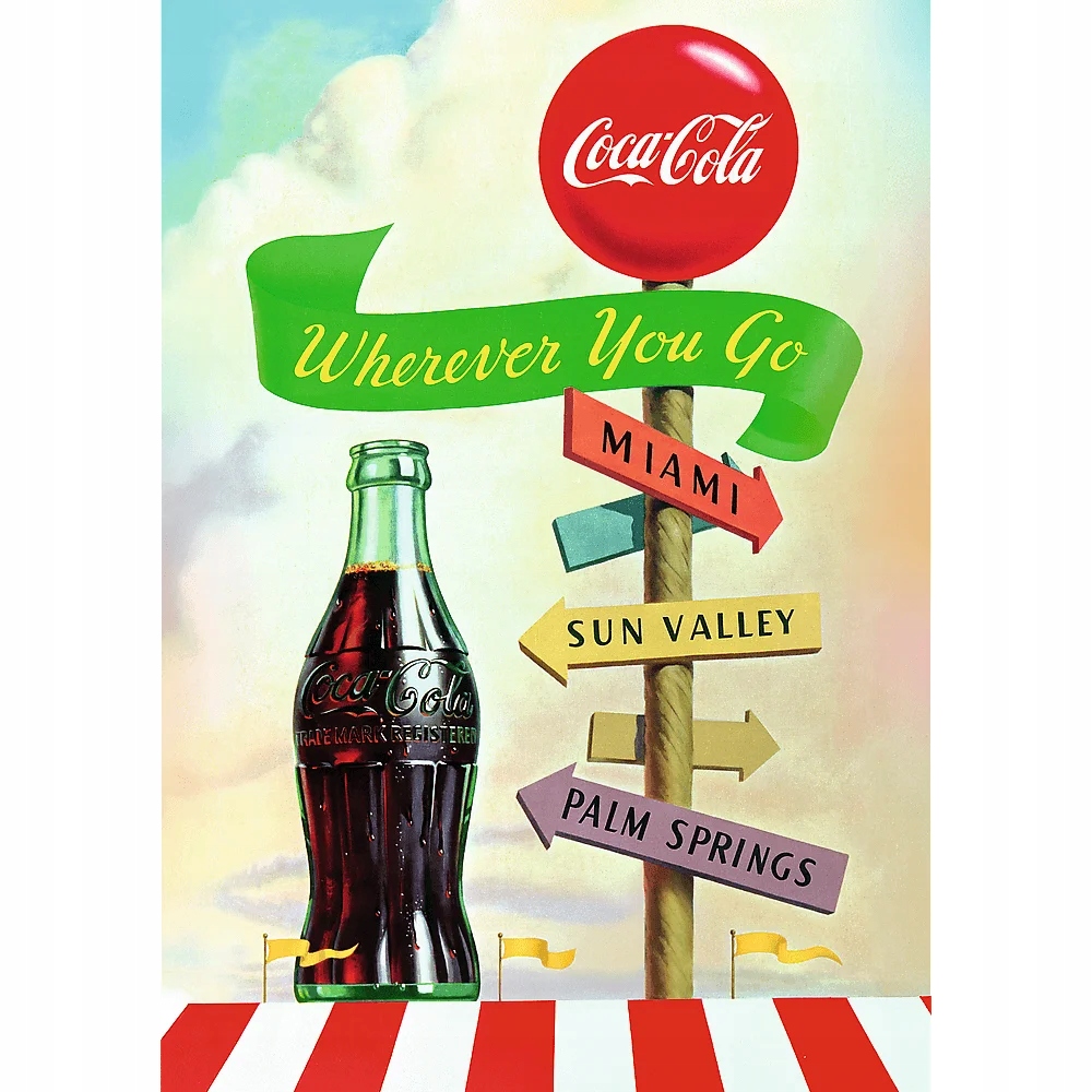 Puzzle 1000 Coca-Cola: Gdziekolwiek zmierzasz (12098)