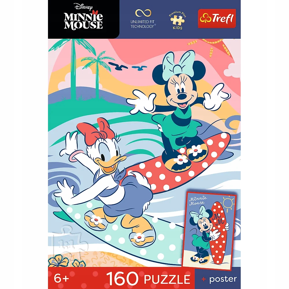 Puzzle 160 Premium Plus Kids UFT Piękna myszka, Disney (15439)
