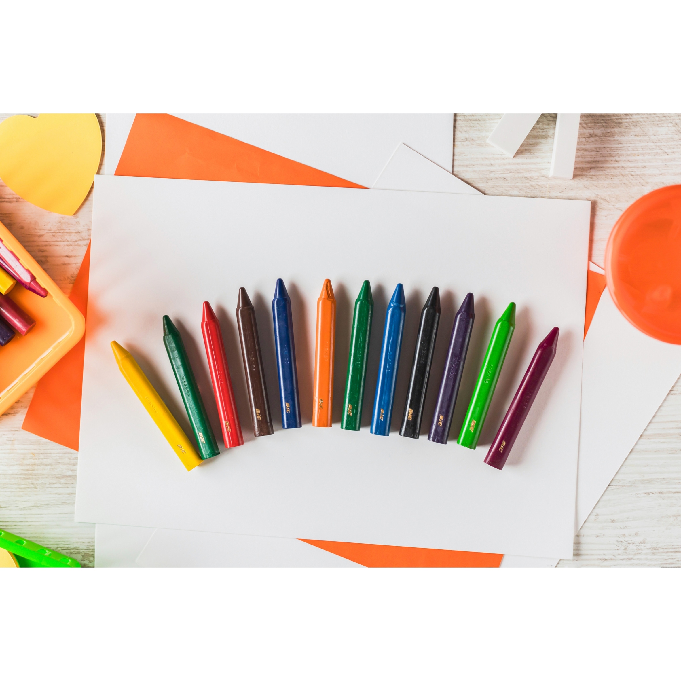 Kredki BIC Kids Big świecowe 12 szt.