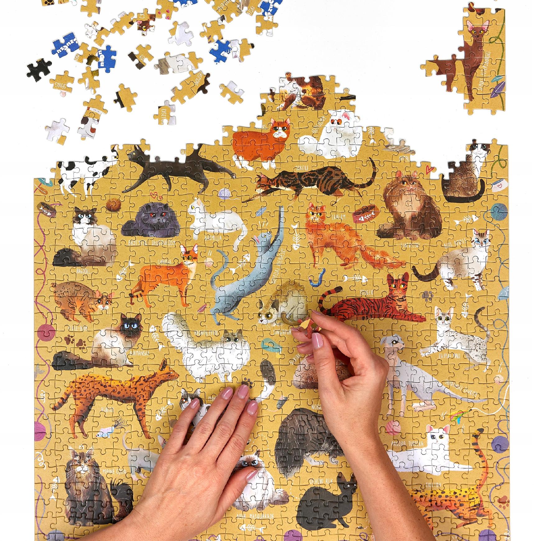 Puzzle 1000: Koty (7818103)