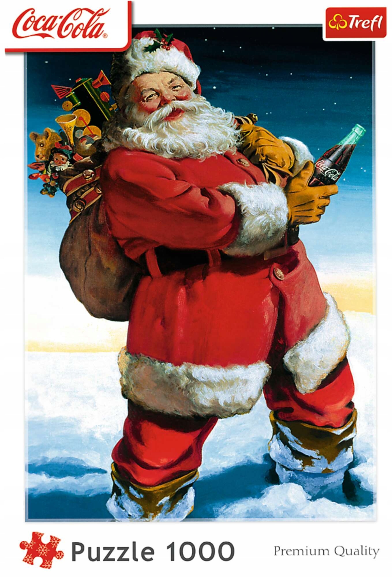 Puzzle 1000 XMAS Mikołaj na śniegu (10923)