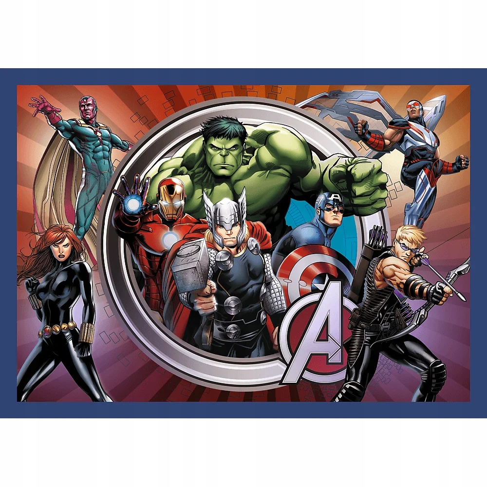 Puzzle 4 x 88 Premium Plus Kids Bohaterowie są wśród nas, Marvel (34697)