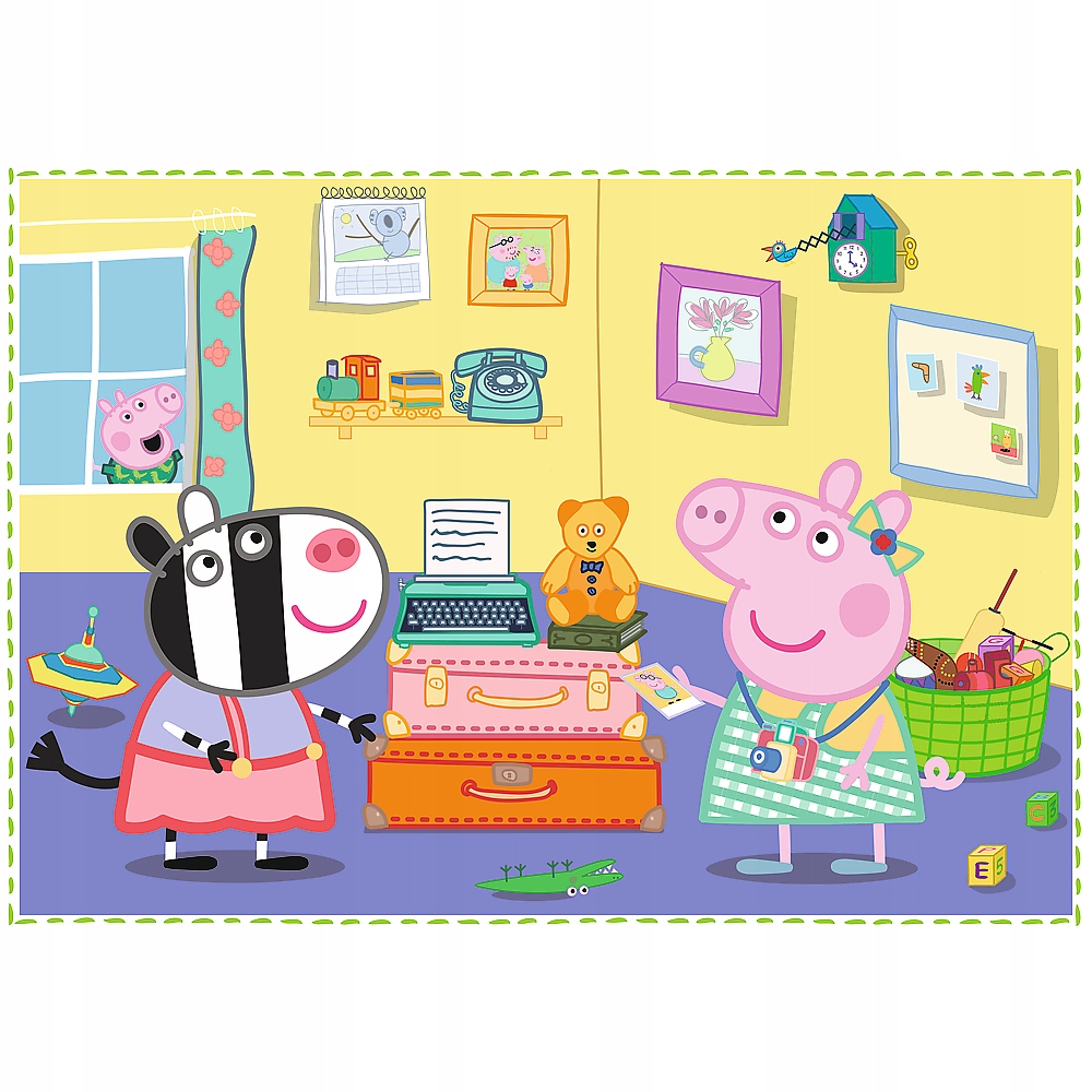 Puzzle 4 w 1: Świnka Peppa Wspomnienia z wakacji (34359)