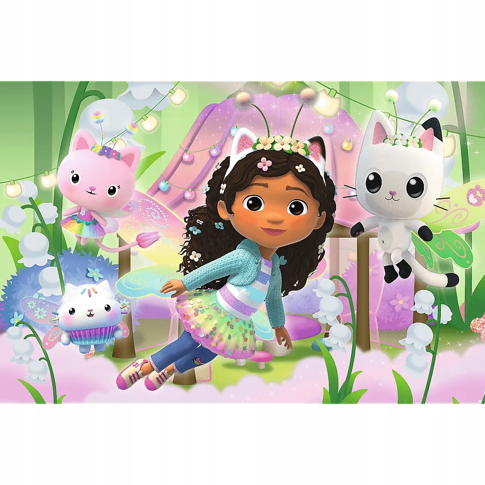 Puzzle 60 Premium Plus Kids: Gabi i kocie przygody, Koci Domek Gabi