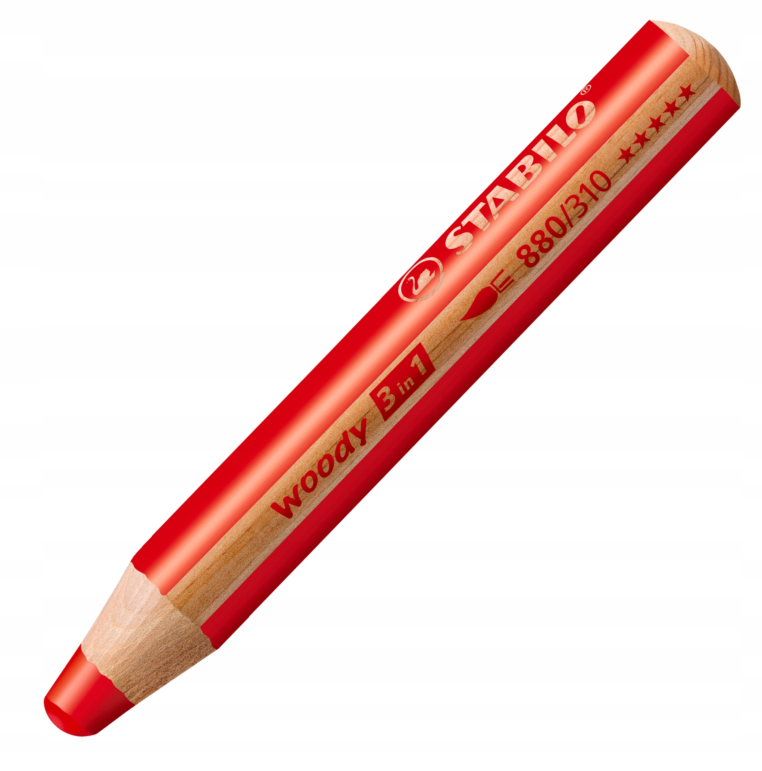 Stabilo Woody 3w1 Czerwona 880/310