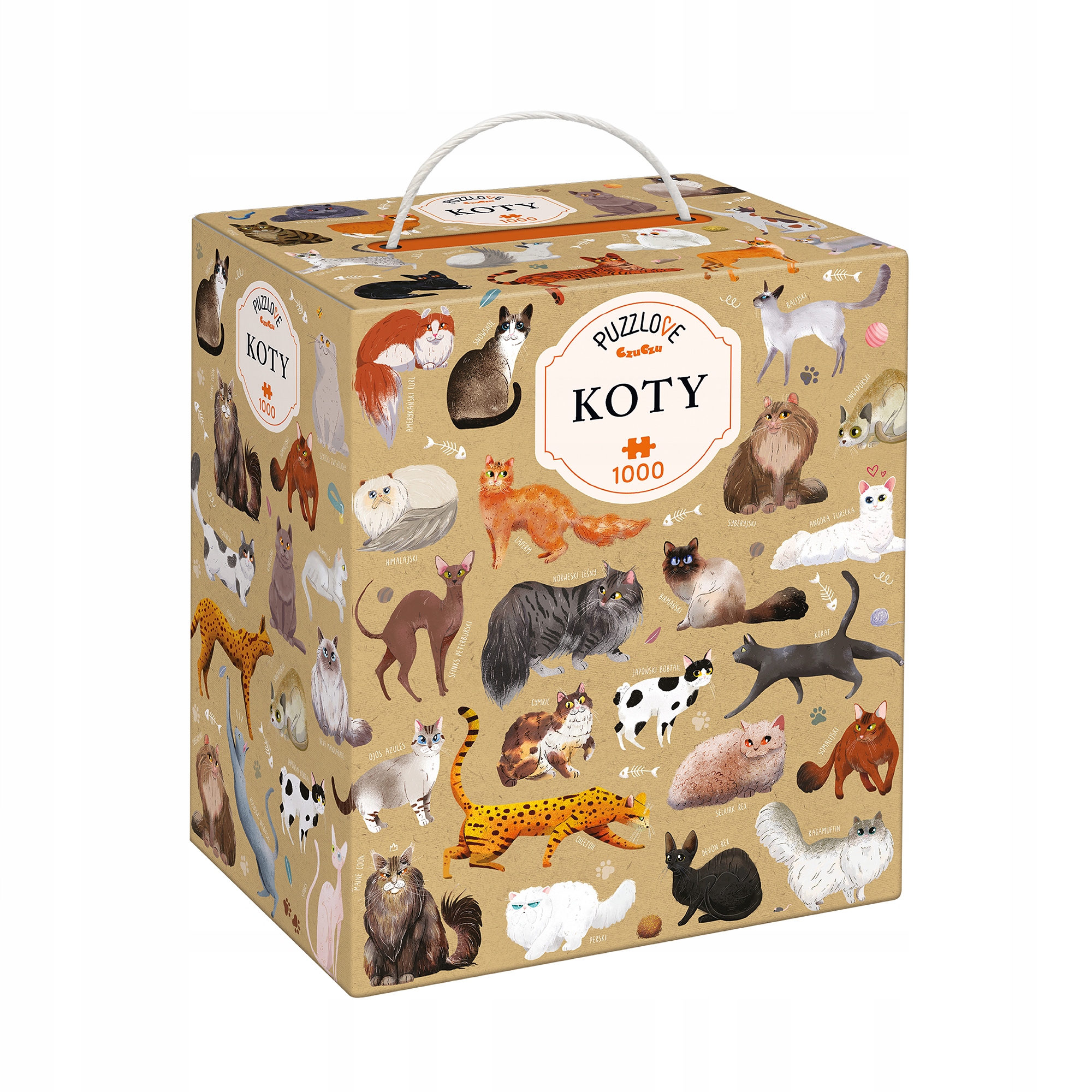 Puzzle 1000: Koty (7818103)