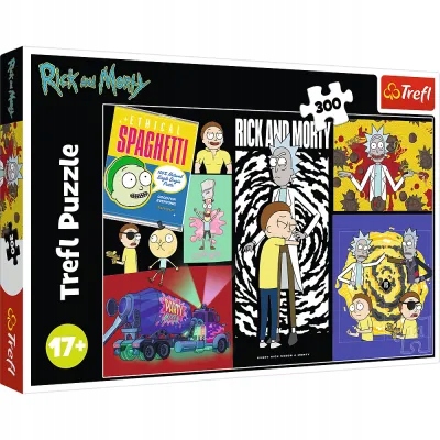 Puzzle 300: Rick i Morty Dziwne miejsce w galaktyce (23035)