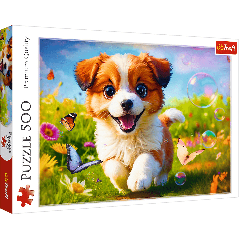 Puzzle 500: Wesoły piesek (37524)