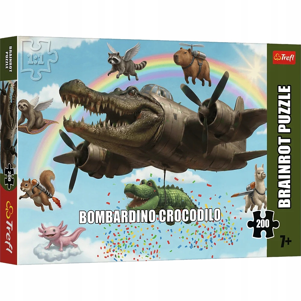 Puzzle 200 Brainrots: Bombardino Crocodilo (13374)