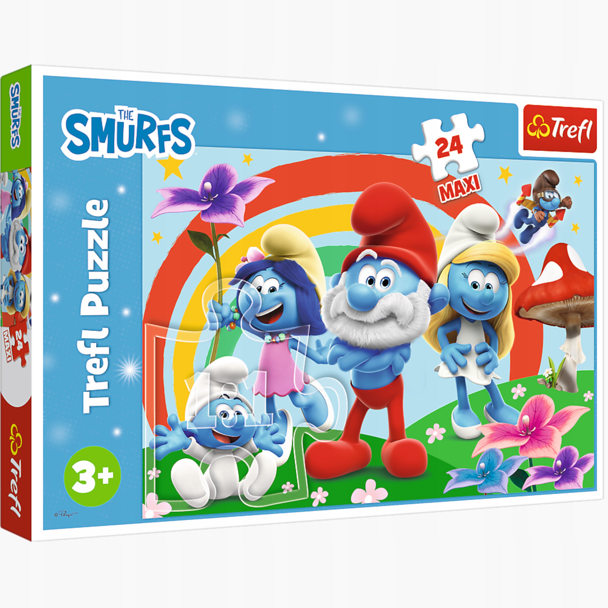 Puzzle 24 Maxi: Smerfny dzień (14374)
