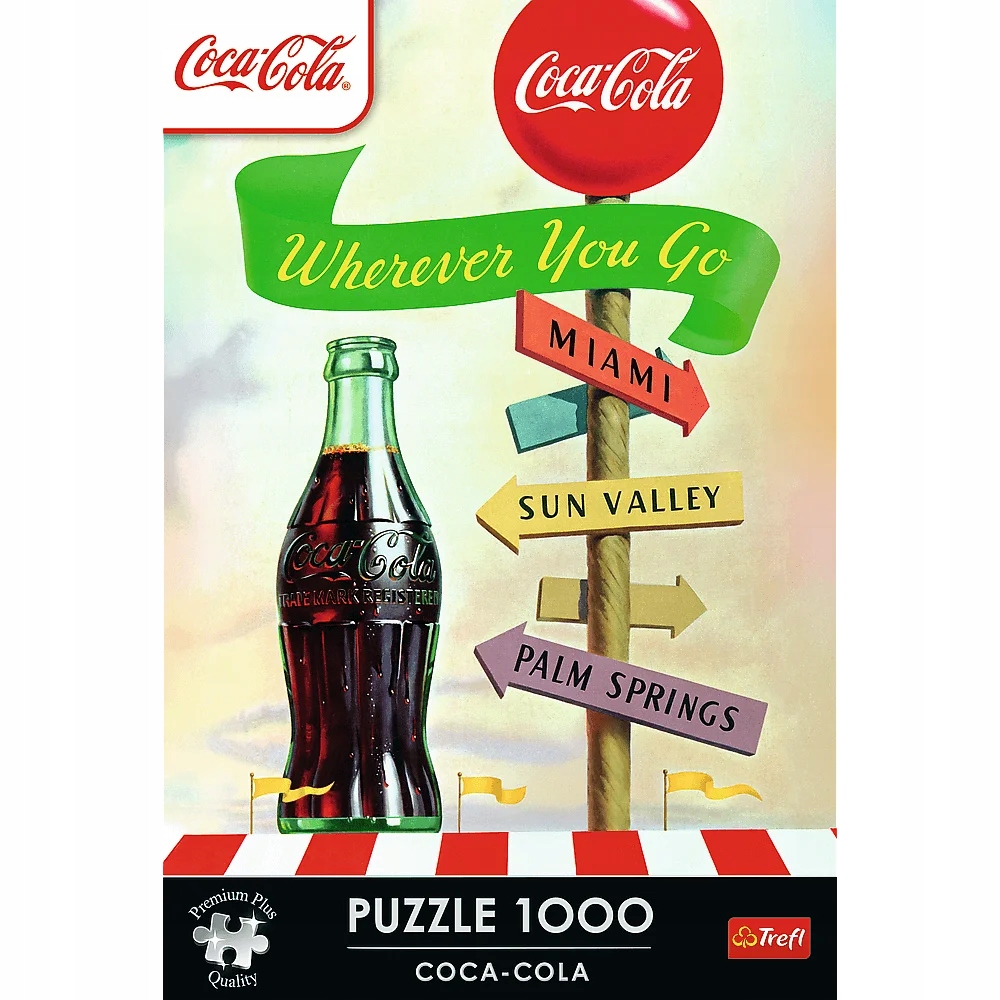 Puzzle 1000 Coca-Cola: Gdziekolwiek zmierzasz (12098)