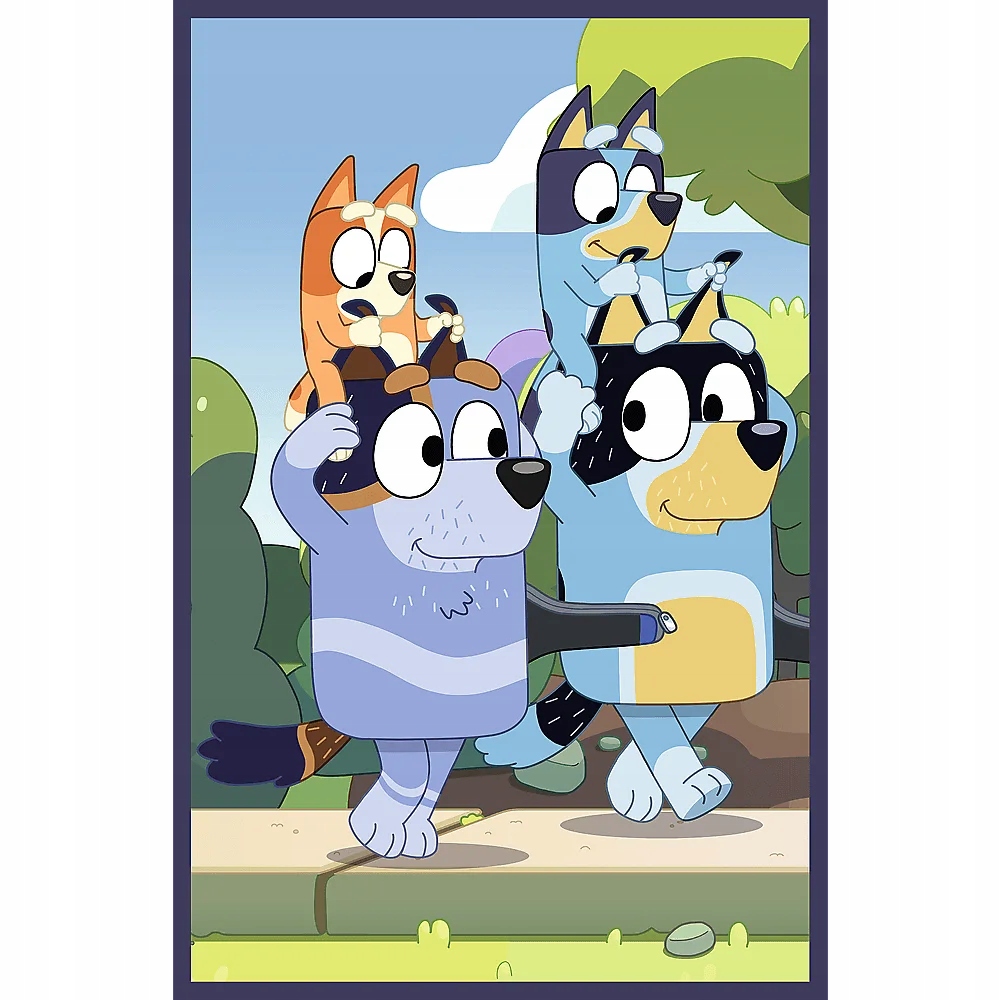 Puzzle 3x50: Rodzina Bluey (34890)