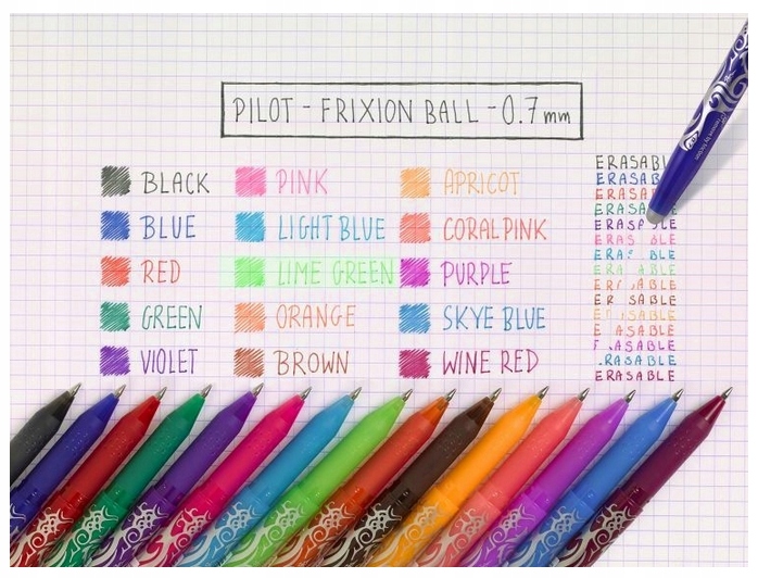 Pilot Pióro Kulkowe Frixion ball 1,0 Czerwony