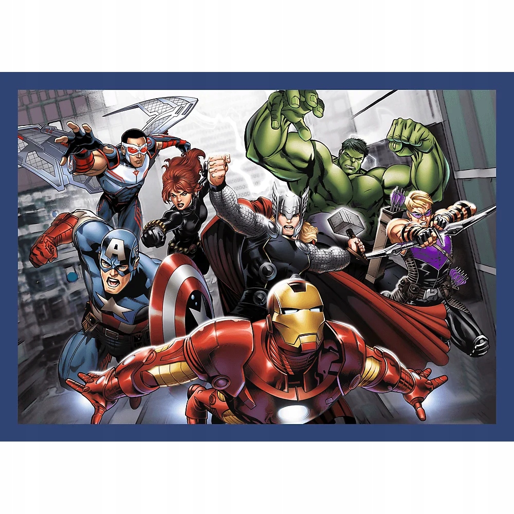 Puzzle 4 x 88 Premium Plus Kids Bohaterowie są wśród nas, Marvel (34697)