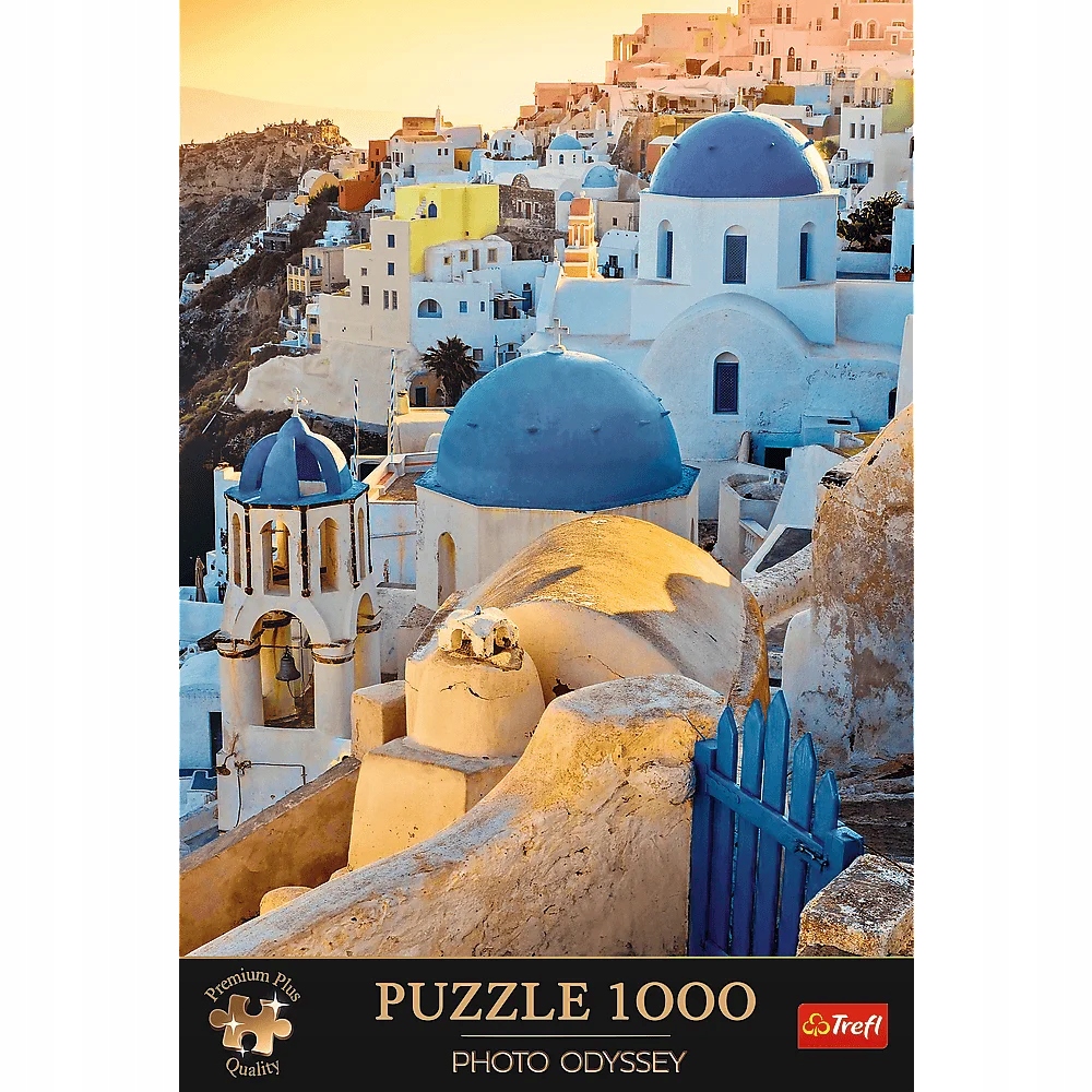 Puzzle 1000 Photo Odyssey: Miasteczko Oia, Santorini (10853)