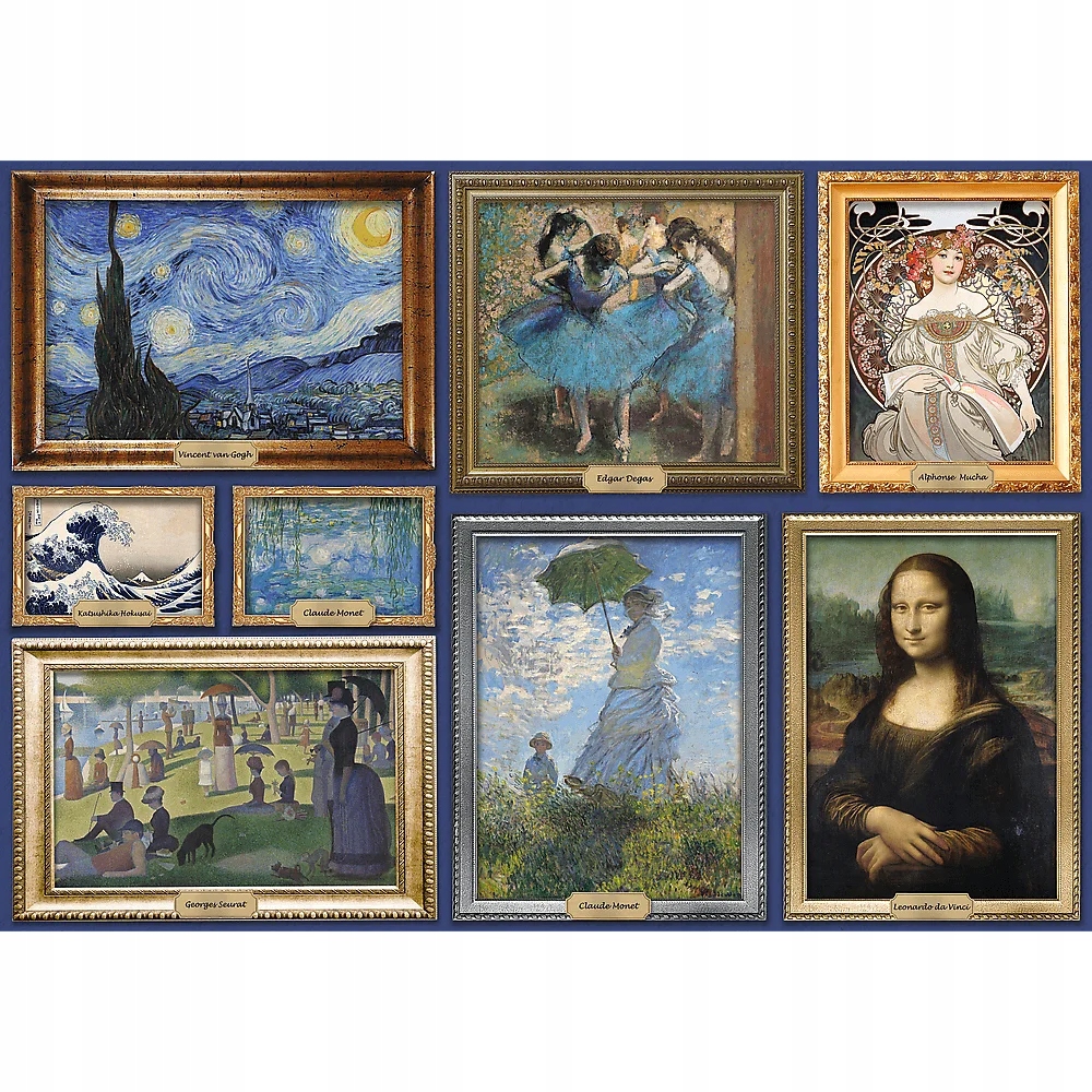 Puzzle 1000 Art Collection: Kolekcja arcydzieł (10974)