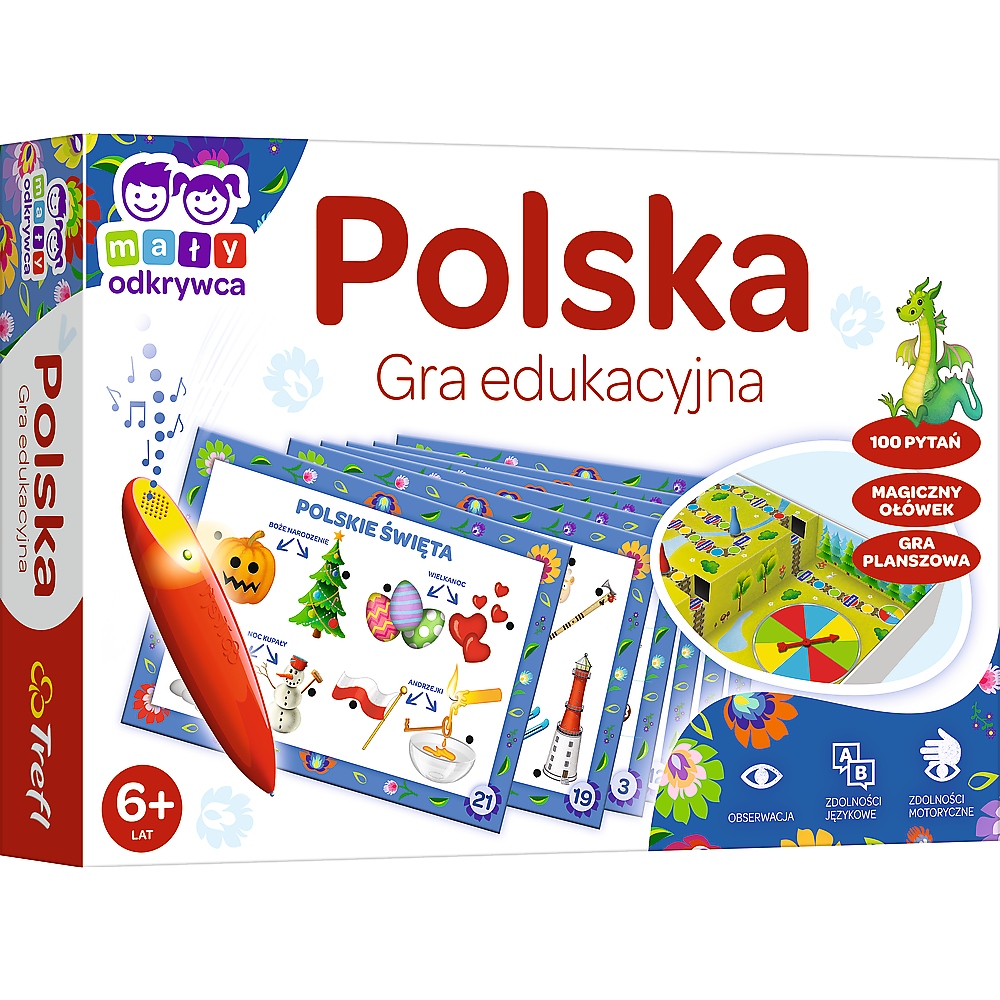 Gra dla dzieci Polska Magiczny ołówek (02114)