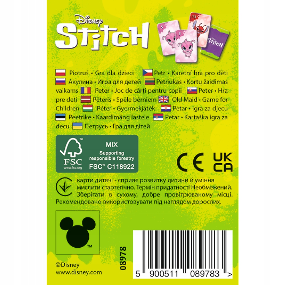 Karty Piotruś - Stitch (08978)