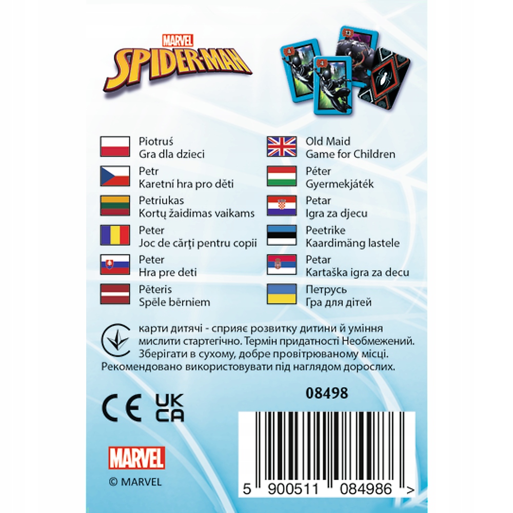 Karty Piotruś - Spider-Man (08498)
