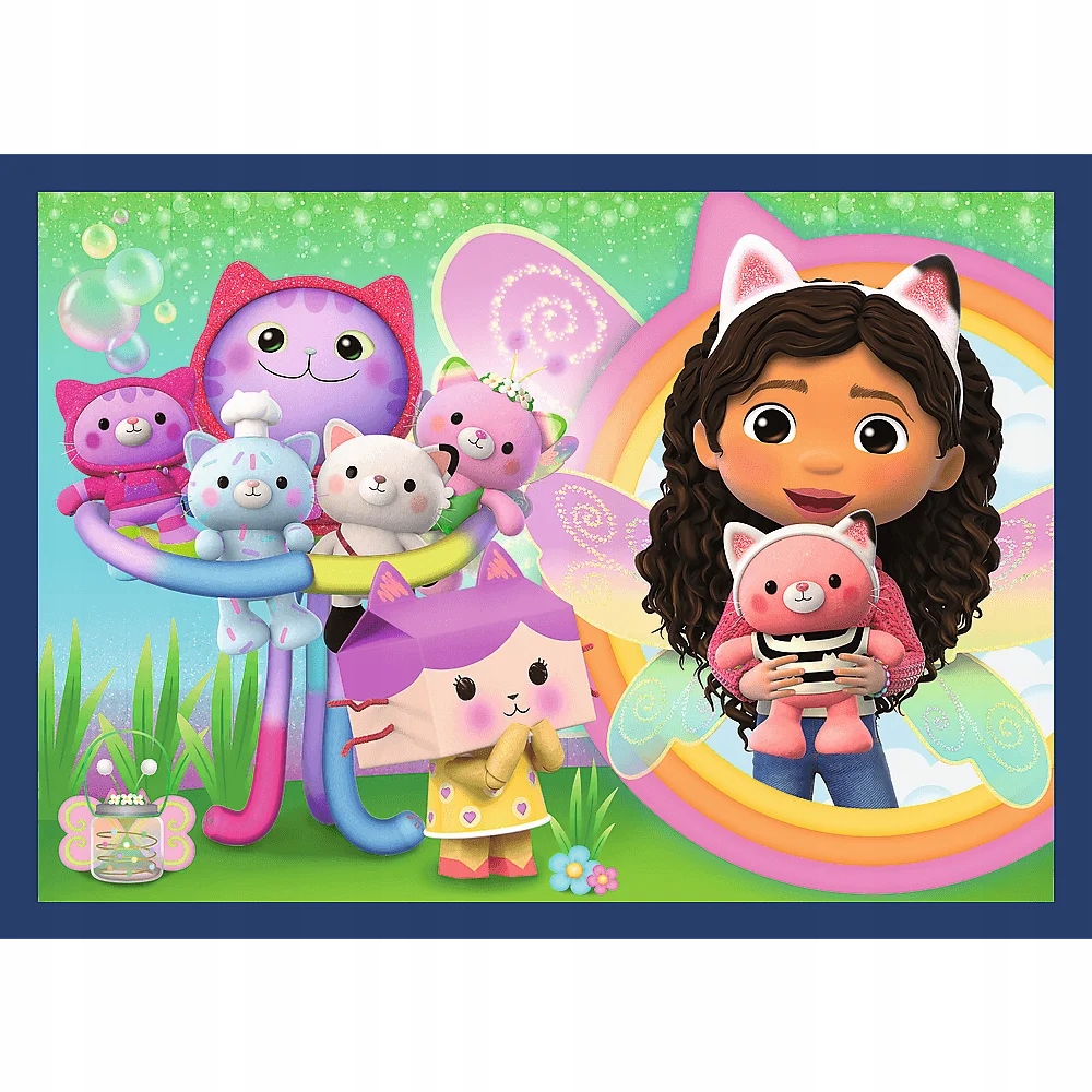 Puzzle 4x88: Kocie harce, Koci Domek Gabi (34694)