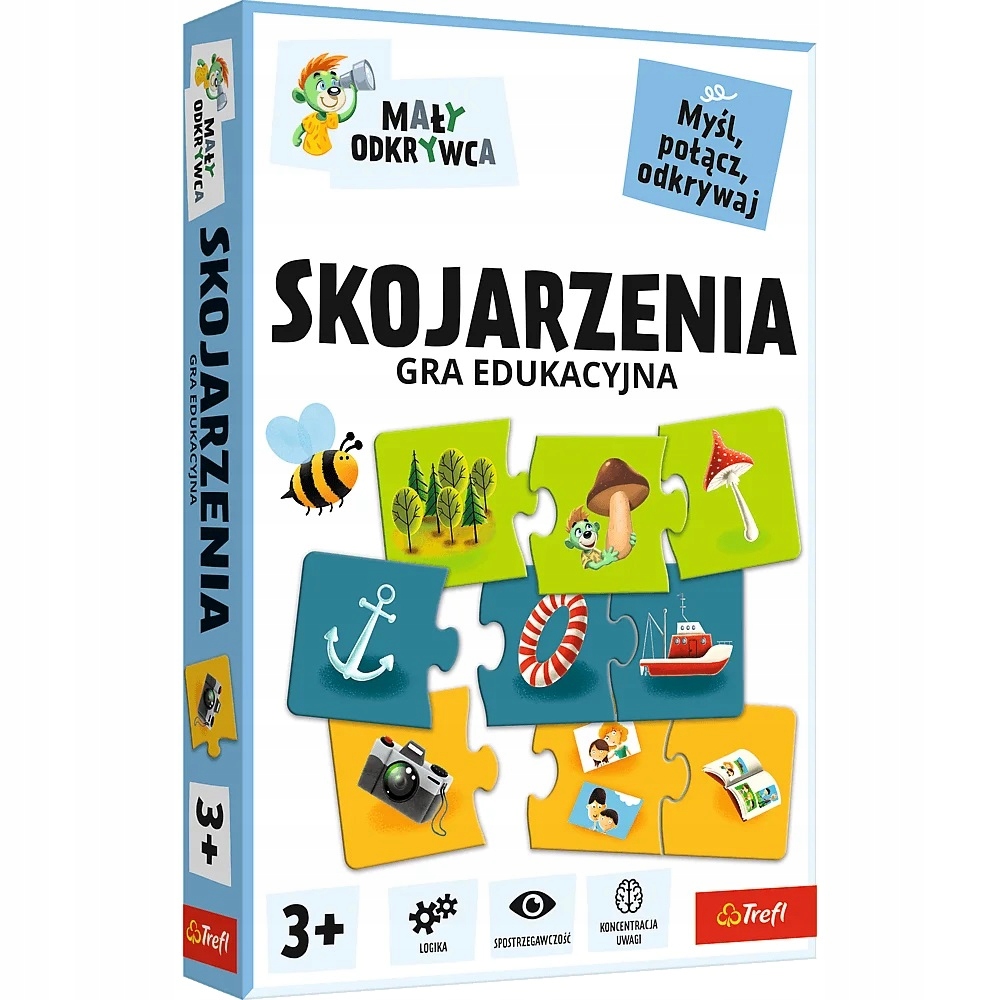 Gra dla dzieci Skojarzenia, Mały Odkrywca (02808)