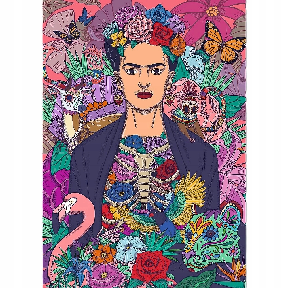 Puzzle 1000: Frida Kahlo: Kwitnąca dusza (12096)