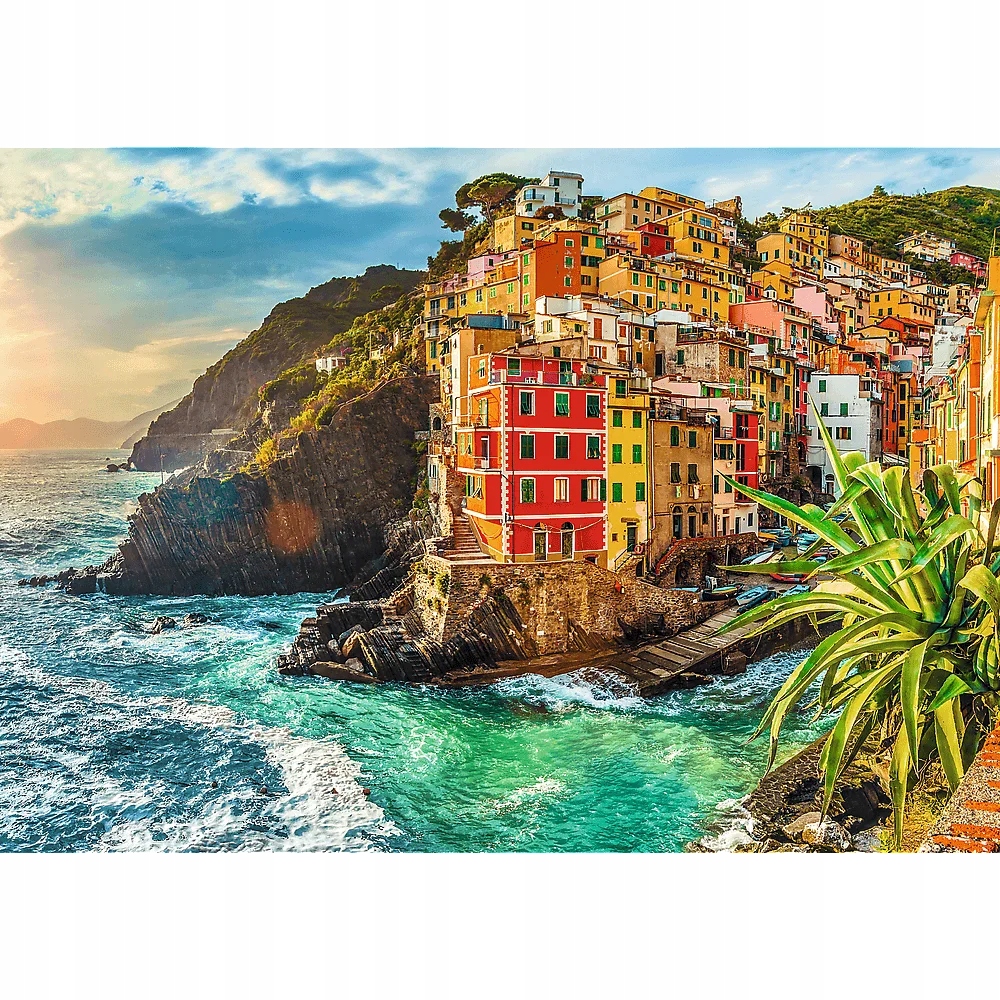 Puzzle 1000: Miasteczko Riomaggiore Włochy (10855)
