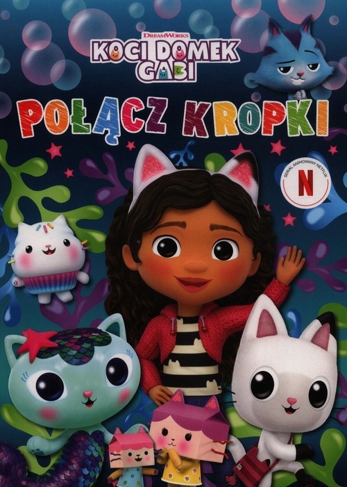 Książka Połącz Kropki - Koci Domek Gabby (Ks08499)