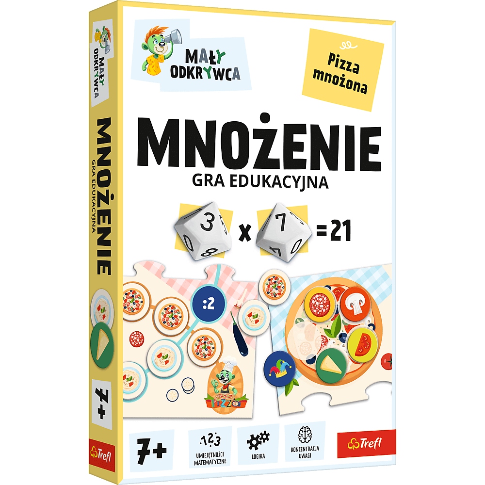 Gra dla dzieci Mnożenie, Mały Odkrywca (02802)