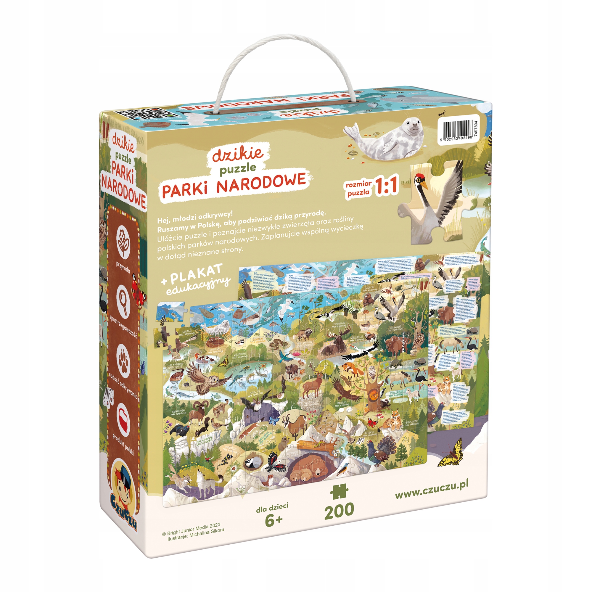 Dzikie Puzzle: Parki Narodowe (7497894)