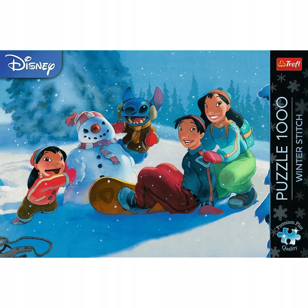 Puzzle 1000 XMAS Lilo & Stitch1000 el. Zimowy Stich (12100)