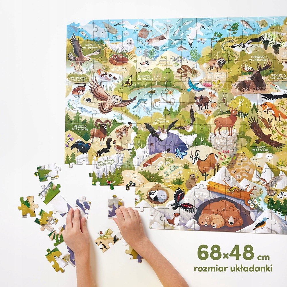 Dzikie Puzzle: Parki Narodowe (7497894)