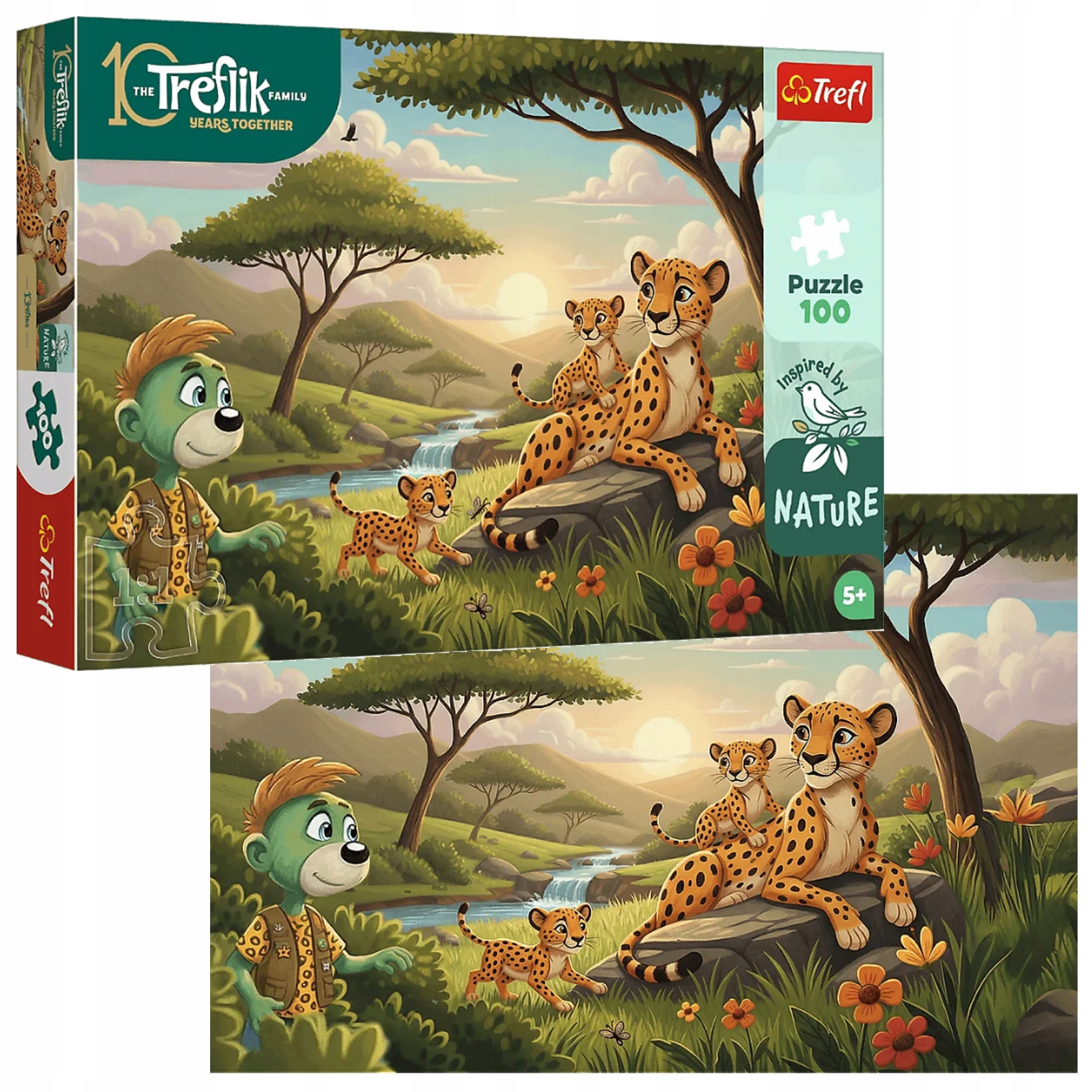 Puzzle 100 Inspired By Nature: Gepardy (16592)