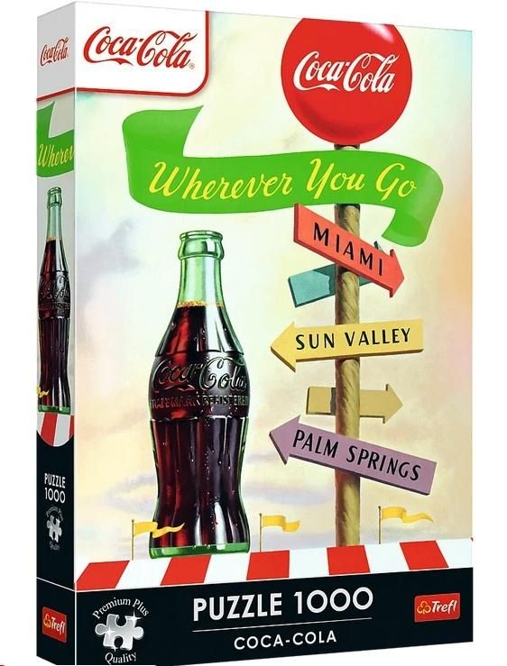 Puzzle 1000 Coca-Cola: Gdziekolwiek zmierzasz (12098)
