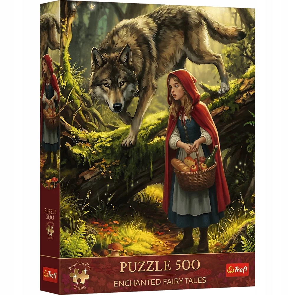 Puzzle 500 Enchanted Fairy Tales: Czerwony Kapturek i Wilk (37632)