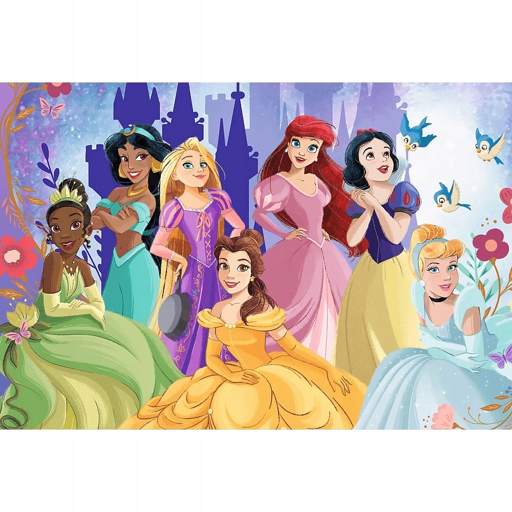 Puzzle 100 Premium Plus Kids: Relaks z księżniczkami, Disney (16554)